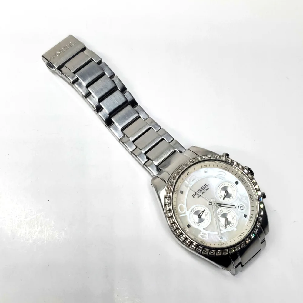 Fossil Watch CH2542 Silver Steel Wristband Multifunction Mop 10 ATM